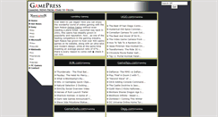 Desktop Screenshot of gamepress.com